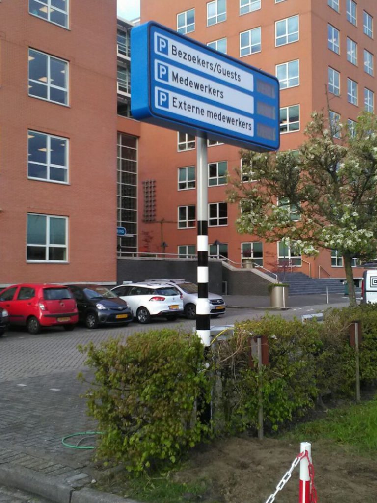 Parkeertelsysteem kantoor